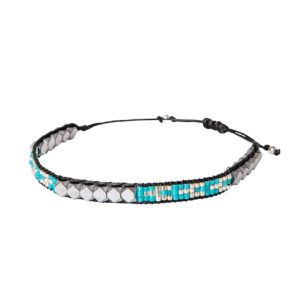 Miyuki Love - Blue & Silver-Gray