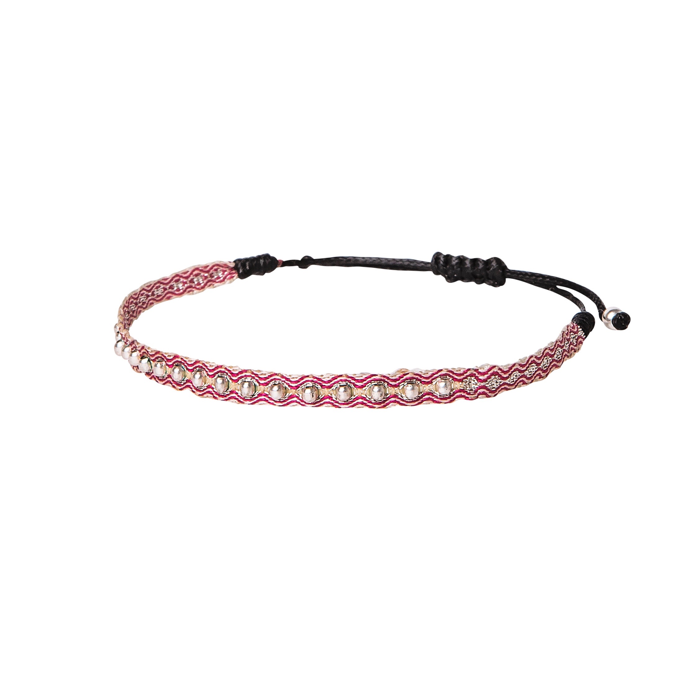 Colombianita Bolitas – Pink & Silver