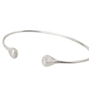 Silver Drop Bangle