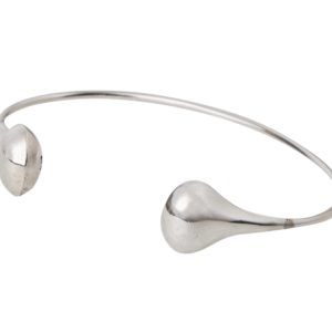 Silver Drop Grande Bangle