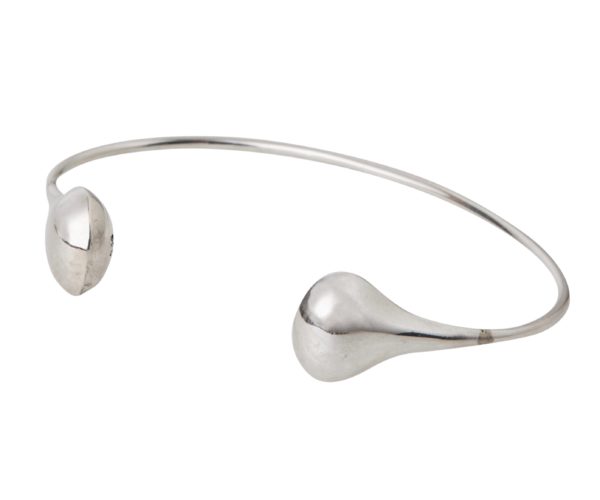 Silver Drop Grande Bangle
